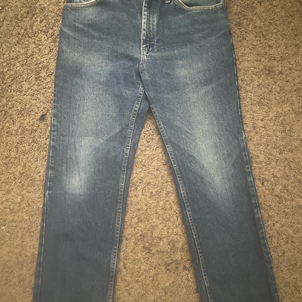 Lee Men's Straight Fit Blue Jeans